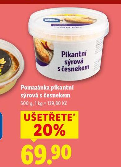 POMAZNKA PIKANTN SROV S ESNEKEM