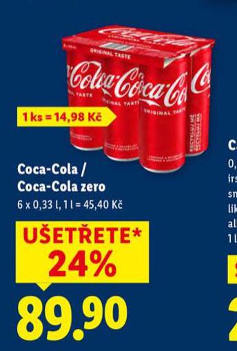 COCA COLA, COCA COLA ZERO