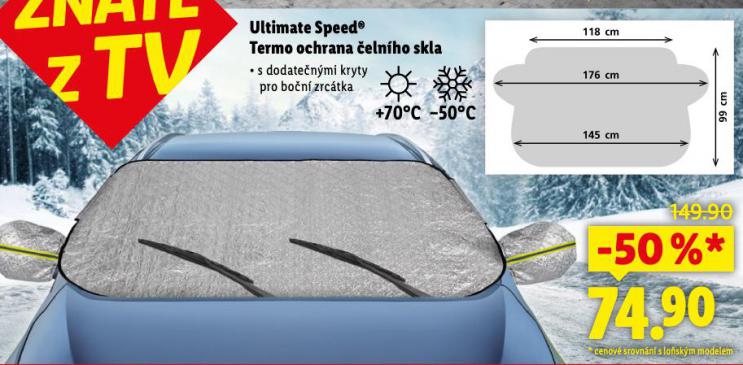 TERMO OCHRANA ČELNÍHO SKLA