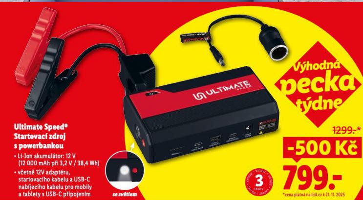 ULTIMATE SPEED ZKOUEKA BATERI