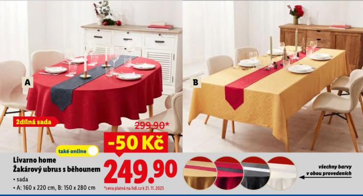 ŽAKÁROVÝ UBRUS S BĚHOUNEM