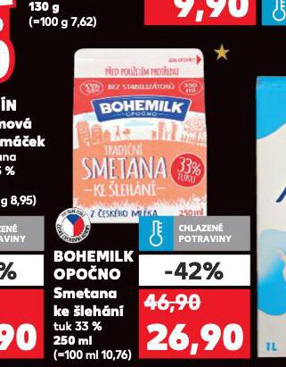 BOHEMILK OPONO SMETANA KE LEHN