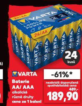 VARTA BATERIE