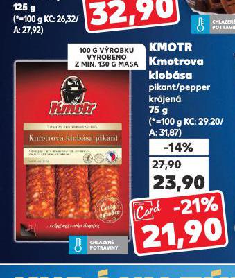 KMOTR KMOTROVA KLOBSA