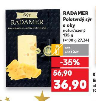 RADAMER POLOTVRDÝ SÝR S OKY