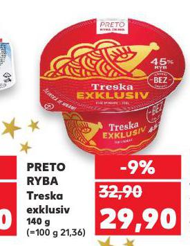 PRETO RYBA TRESKA EXKLUSIV