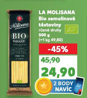 LA MOLISANA BIO SEMOLINOVÉ TĚSTOVINY