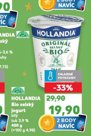 HOLLANDIA BIO SELSK JOGURT