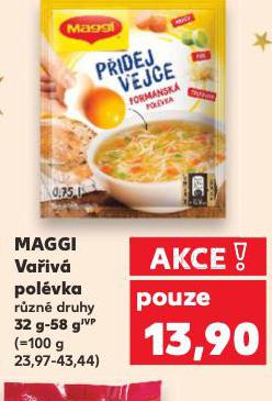 MAGGI VAŘIVÁ POLÉVKA