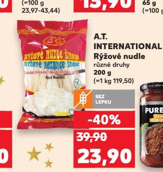 A.T. INTERNATIONAL RݎOV NUDLE