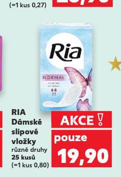 RIA DÁMSKÉ SLIPOVÉ VLOŽKY