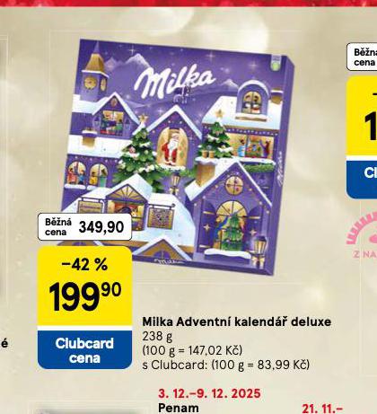 MILKA ODVENTN KALEND DELUXE