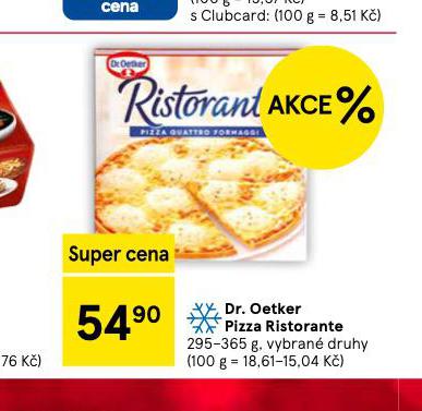 DR. OETKER PIZZA RISTORANTE