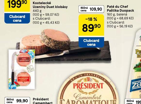 PATÉ DE CHEF PAŠTIAK DUOPACK