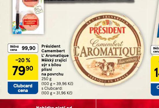 PRÉSIDENT CAMEMBERT L´AROMATIQUE