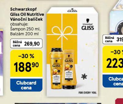 SCHWARZKOPF GLISS OIL NUTRITIVE VNON BALEK