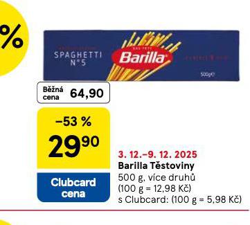 BARILLA TSTOVINY