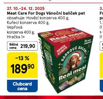 MEAT CARE FOR DOGS VÁNOČNÍ BALÍČEK PET