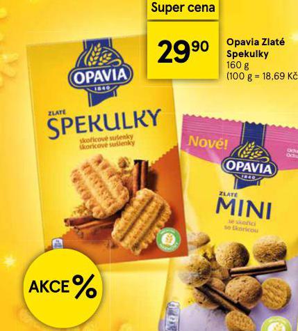 OPAVIA ZLATÉ SPEKULKY
