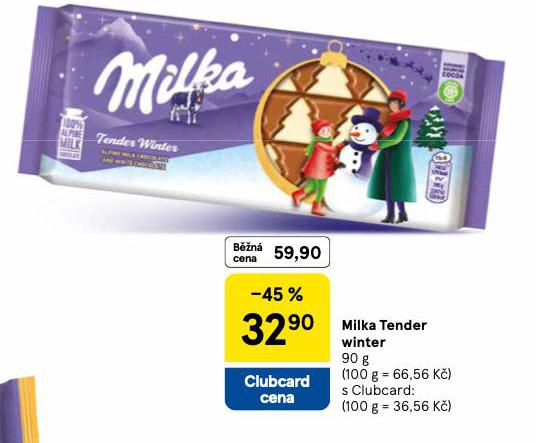 MILKA TENDER WINTER