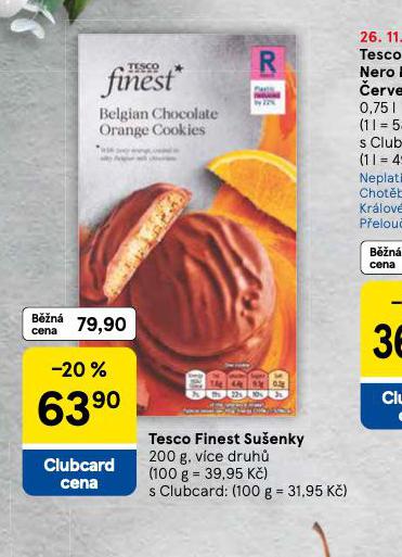 TESCO FINEST SUŠENKY