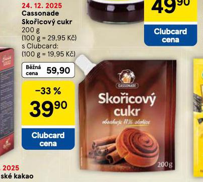 CASSONADE SKOŘICOVÝ CUKR