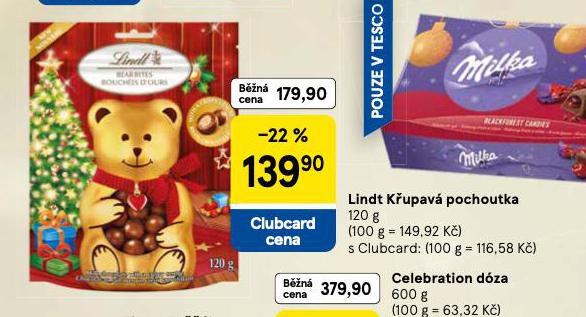 LINDT KŘUPAVÉ POCHOUTKA