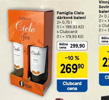 FAMIGLIA CIELO DÁRKOVÉ BALENÍ