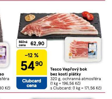 VEPOV BOK BEZ KOSTI PLTKY