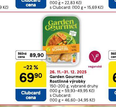 GARDEN GOURMET ROSTLINN VRIBKY