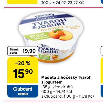 MADETA JIHOESK TVAROH S JOGURTEM