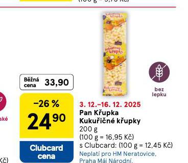 PAN KŘUPKA KUKUŘIČNÉ KŘUPKY