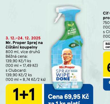 MR. PROPER SPREJ NA ITN KOUPELNY