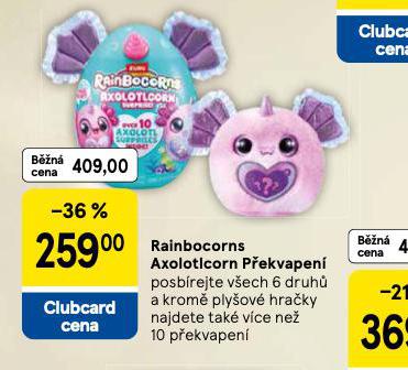 RAINBOCORNS AXOLOTICORN PŘEKVAPENÍ