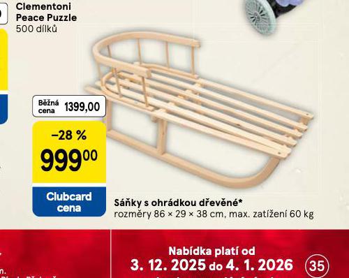 SÁŇKY S OHRÁDKOU DŘEVĚNÉ