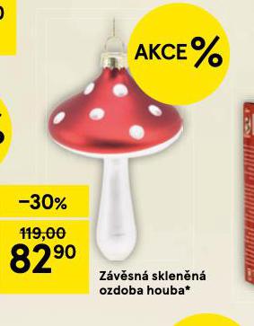 ZVSN SKLENN OZDOBA HOUBA