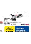 POWERPLUS ÚHLOVÁ BRUSKA