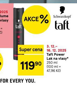 TAFT POWER LAK NA VLASY