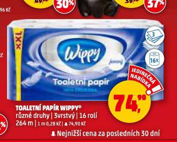 WIPPY TOALETNÍ PAPÍR