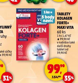 TABLETY KOLAGEN FORTE + MAXI VITA