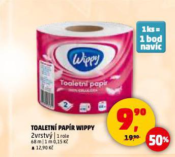 WIPPY TOALETNÍ PAPÍR