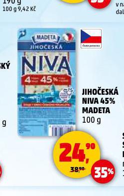 MADETA JIHOČESKÁ NIVA