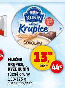 KUNÍN MLÉČNÁ RÝŽE