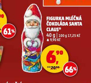 FIGURKA MLN OKOLDA SANTA CLAUS