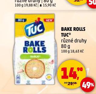BAKE ROLLS TUC