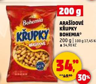 ARAŠÍDOVÉ KŘUPKY BOHEMIA