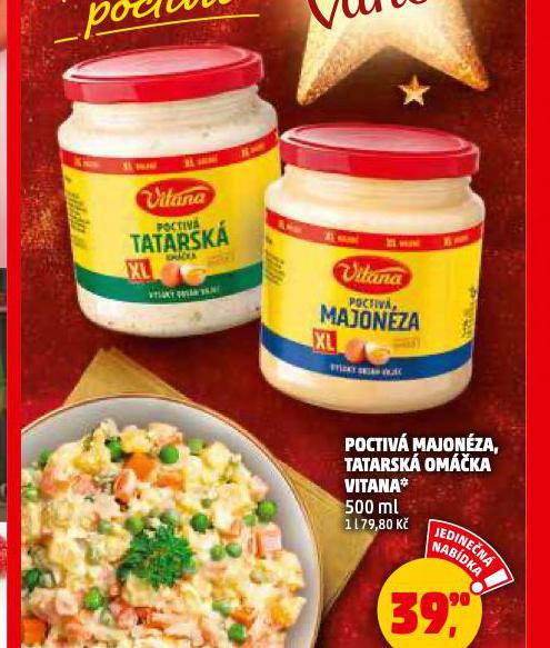 VITANA POCTIVÁ TATARSKÁ OMÁČKA