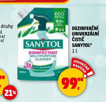 SANYTOL DEZINFEKČNÍ ČISTIČ