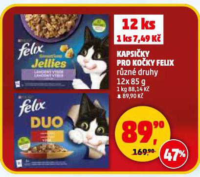 FELIX KAPSIČKY PRO KOČKY