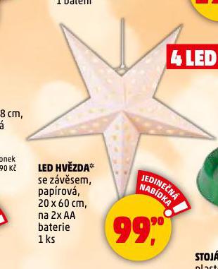 LED HVĚZDA
